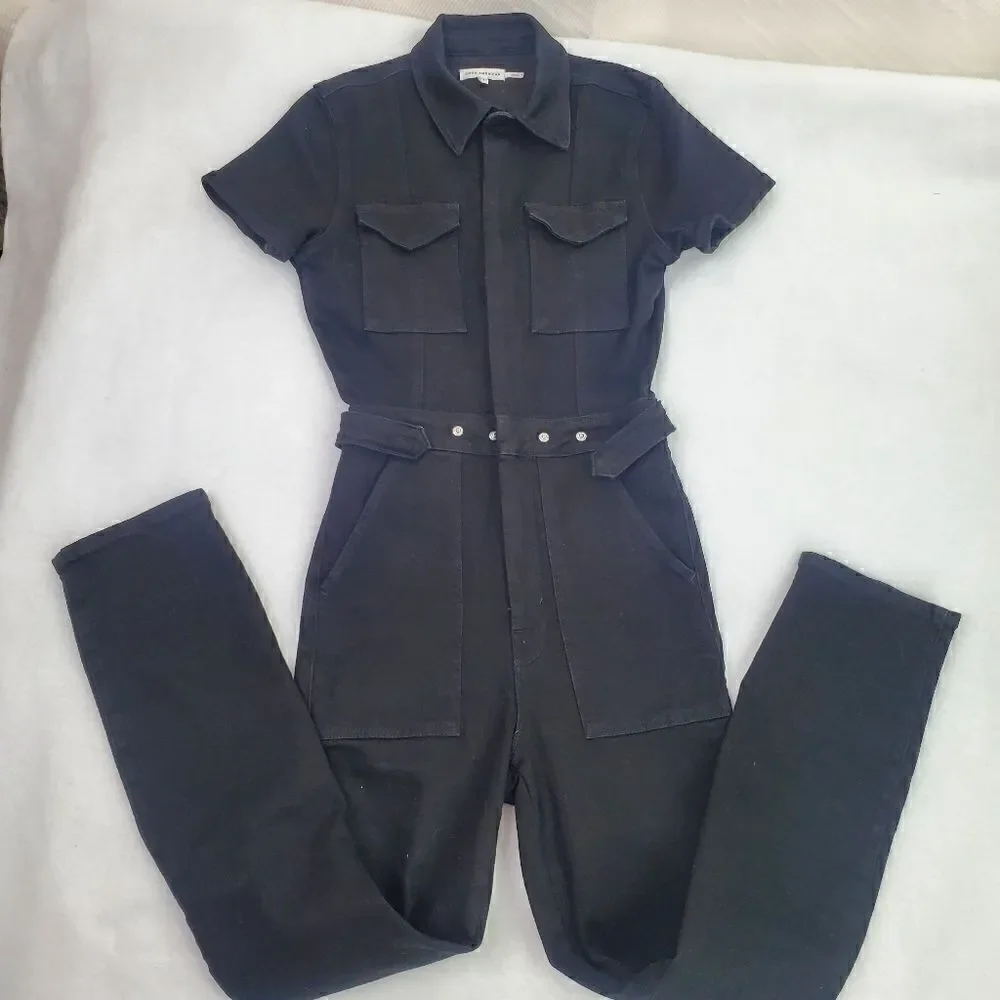 Good American The Fit For Success Jumpsuit Black Size 1
